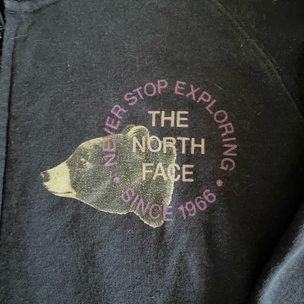 North face zipper hoodie, with pockets. Sz. M.